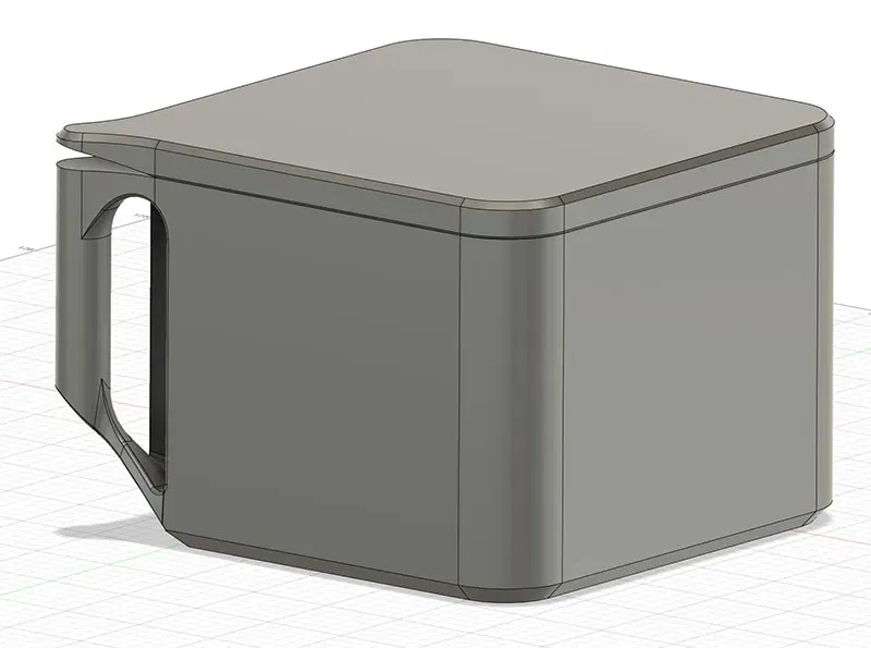 Thùng đựng rác để bàn thiết kế đơn giản 150x150x100 - Image 5