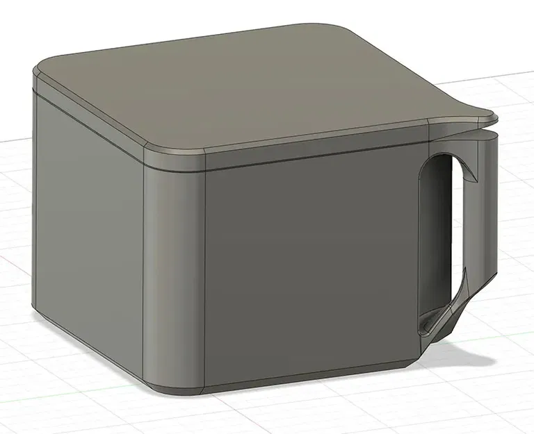 Thùng đựng rác để bàn thiết kế đơn giản 150x150x100 - Image 6