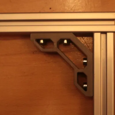 Giá đỡ góc 20x20 cho vít M4 với lỗ lớn hơn