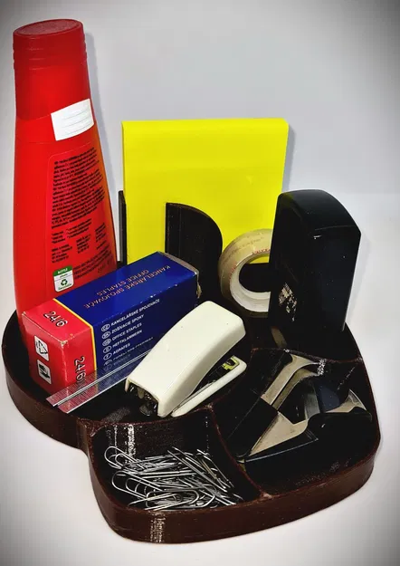 Giá đỡ văn phòng phẩm hình xoắn ốc với đế tách rời - Image 6