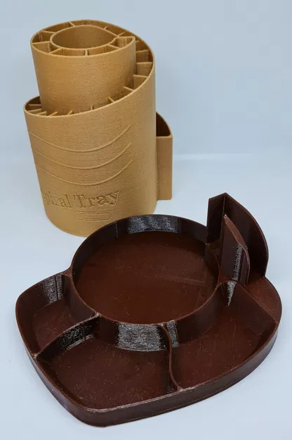 Giá đỡ văn phòng phẩm hình xoắn ốc với đế tách rời - Image 7