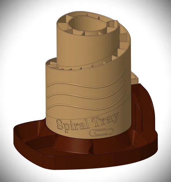 Giá đỡ văn phòng phẩm hình xoắn ốc với đế tách rời - Image 15