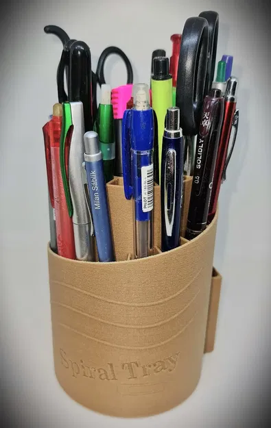 Giá đỡ văn phòng phẩm hình xoắn ốc với đế tách rời - Image 18