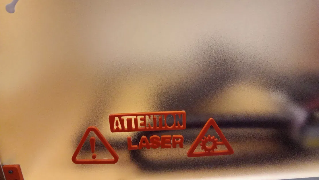 Biển báo "Cảnh báo laser" cho khu vực laser - Image 1