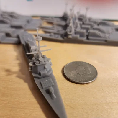 Tàu khu trục Arleigh Burke mini có nam châm gắn trên bề mặt