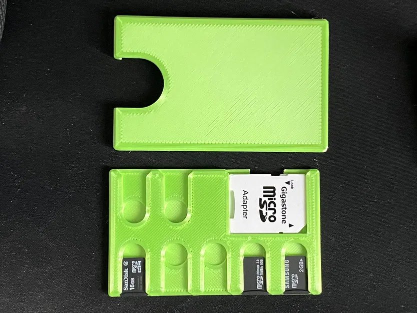 Hộp đựng thẻ SD/MicroSD với thiết kế vừa vặn cho MicroSD - Image 2