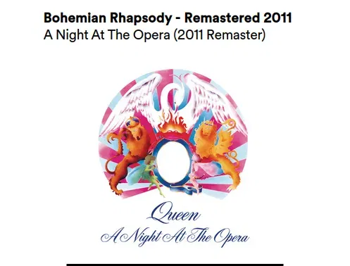 Móc khóa bài hát Bohemian Rhapsody - Phiên bản Remastered 2011 - Image 2