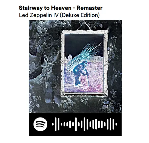 Móc khóa bài hát Stairway to Heaven - Led Zeppelin IV - Image 1