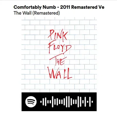 Móc chìa khóa bài hát Comfortably Numb - Phiên bản Remastered 2011
