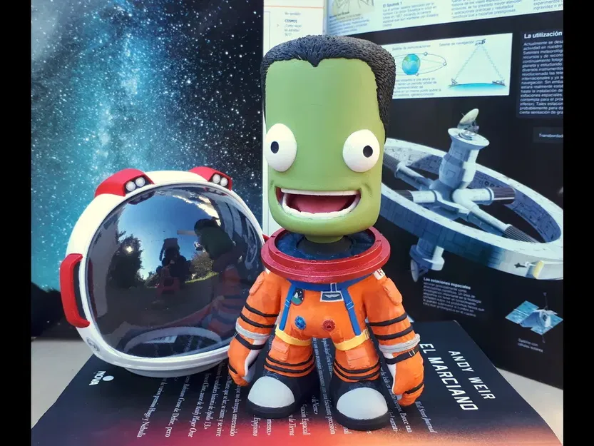 Jebediah Kerman trong bộ đồ IVA từ Kerbal Space Program - Image 2