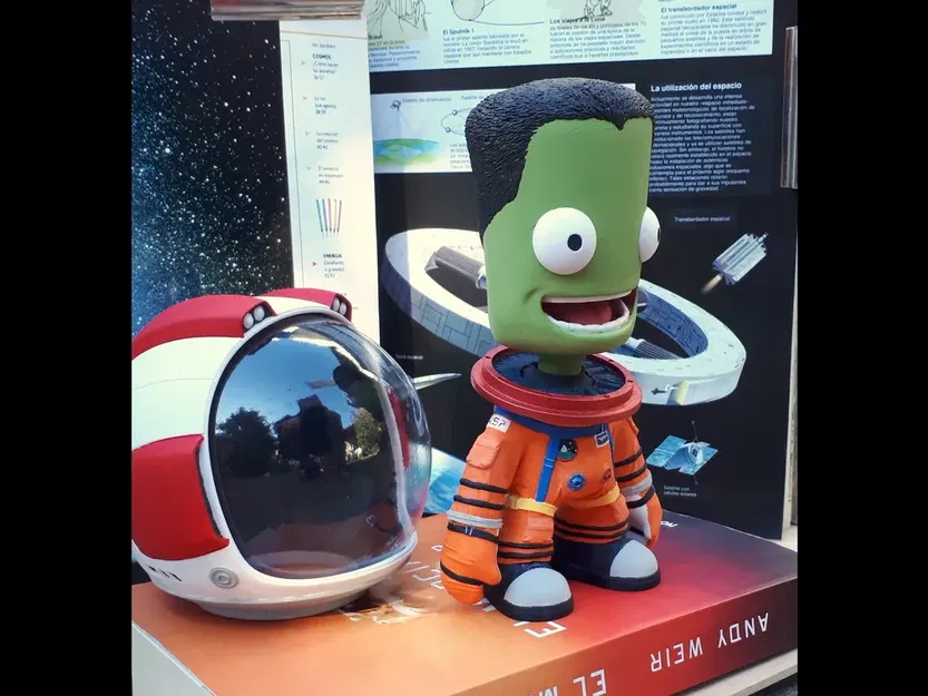 Jebediah Kerman trong bộ đồ IVA từ Kerbal Space Program - Image 5