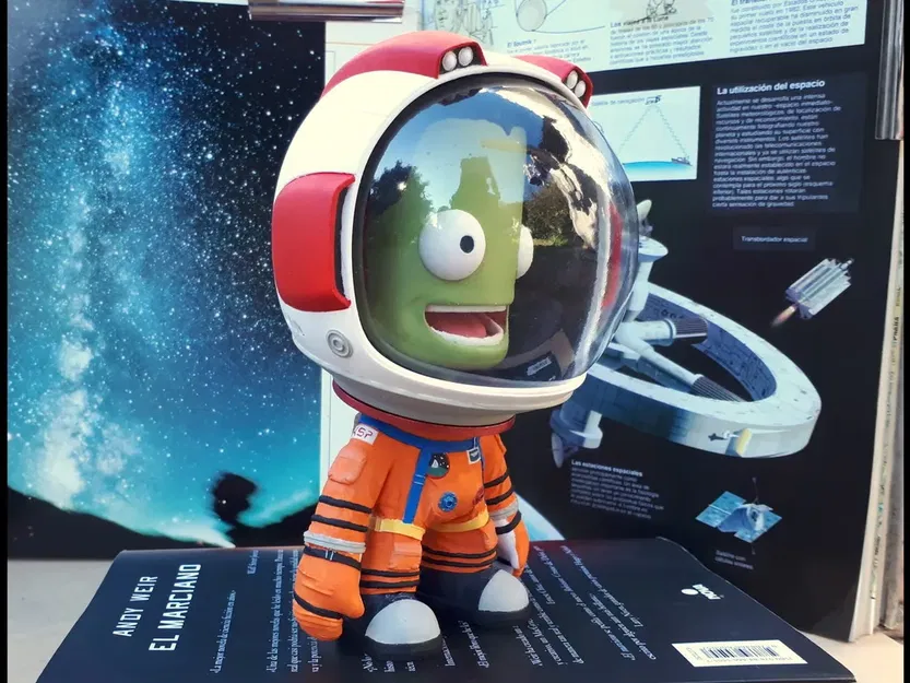 Jebediah Kerman trong bộ đồ IVA từ Kerbal Space Program - Image 7