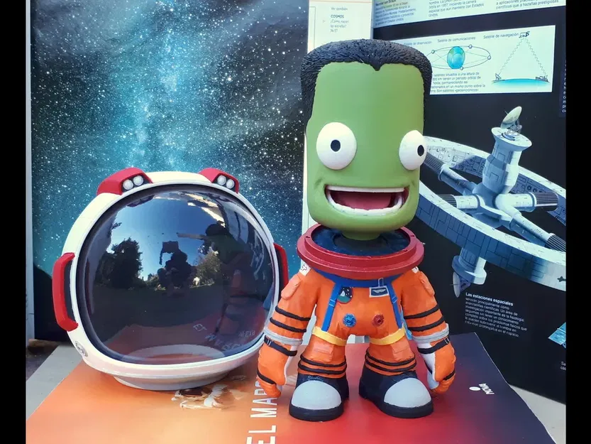 Jebediah Kerman trong bộ đồ IVA từ Kerbal Space Program - Image 14