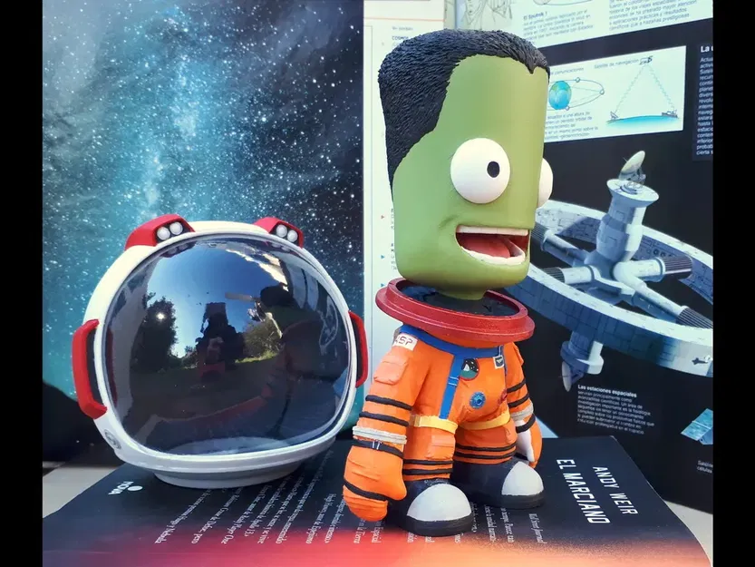 Jebediah Kerman trong bộ đồ IVA từ Kerbal Space Program - Image 25