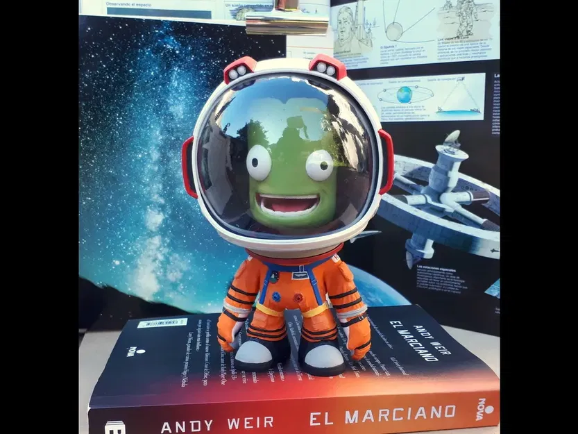 Jebediah Kerman trong bộ đồ IVA từ Kerbal Space Program - Image 29