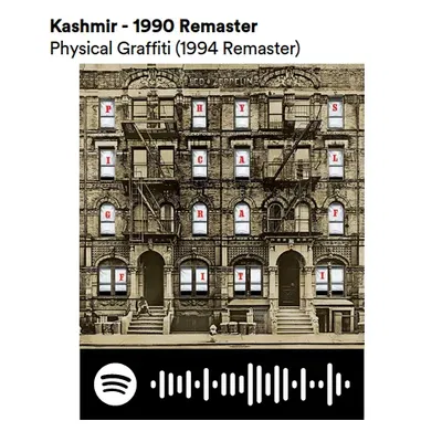Móc khóa bài hát Kashmir - Phiên bản 1990 Remaster