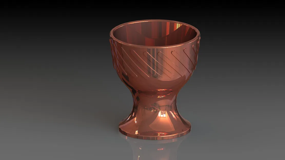 Cốc trứng thiết kế CAD phong cách Houston - Image 2