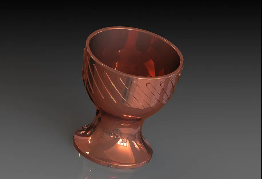 Cốc trứng thiết kế CAD phong cách Houston - Image 4