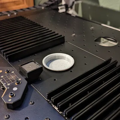 Cốc bỏ tròn cho lỗ trung tâm đế lắp đặt