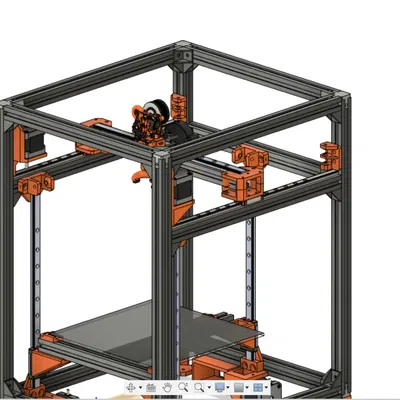 Mô hình CAD Simplecore 180mm cho máy in 3D