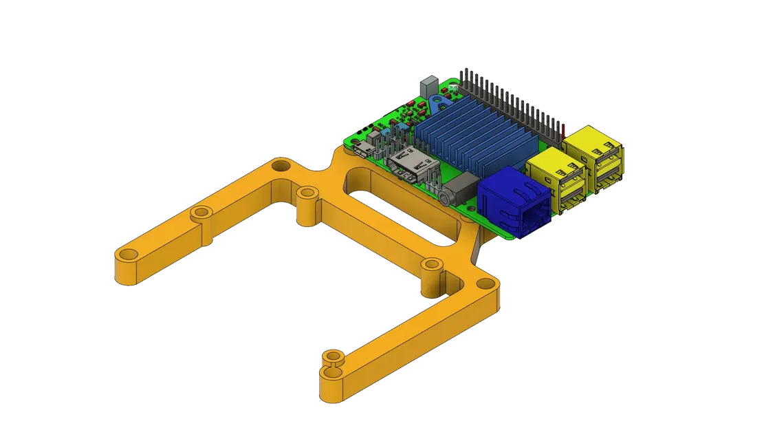 Giá đỡ cho Raspberry Pi và Le Potato trên máy in Rook Ender 3 - Image 1