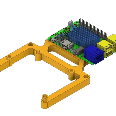 Giá đỡ cho Raspberry Pi và Le Potato trên máy in Rook Ender 3