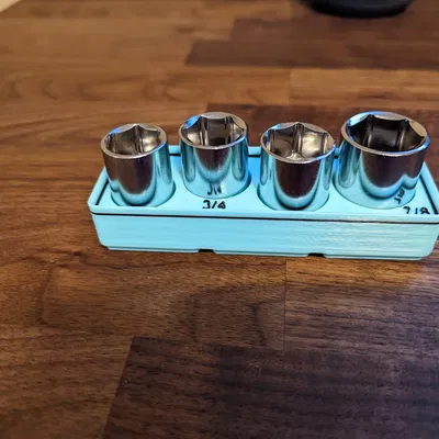 Bộ ổ cắm 1/2" DR cho hệ thống tổ chức Gridfinity