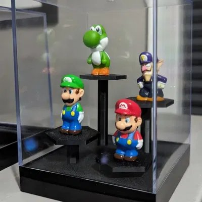 Giá đỡ tầng cho các nhân vật nhỏ 1.5 inch