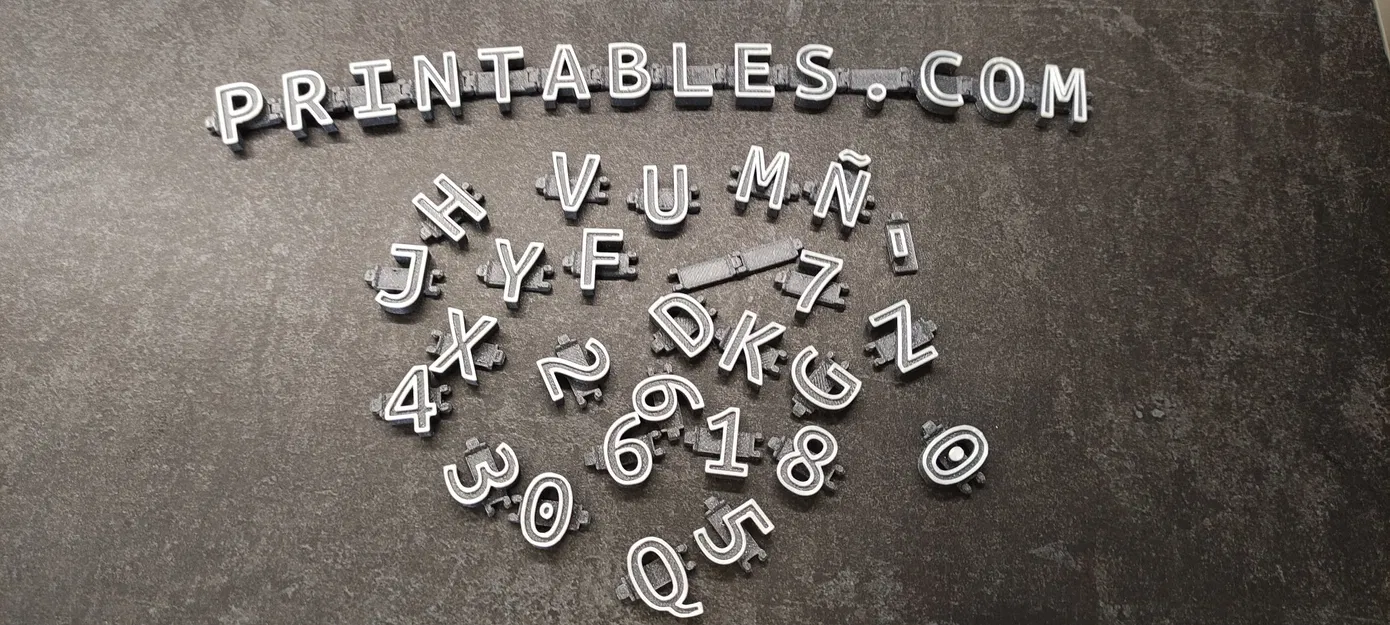 Bảng chữ cái và số hoàn chỉnh có thể điều chỉnh - Image 2