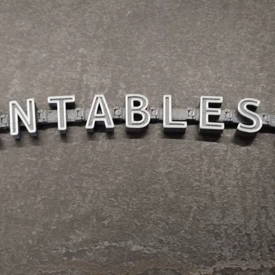 Bảng chữ cái và số hoàn chỉnh có thể điều chỉnh