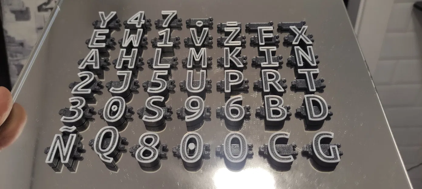 Bảng chữ cái và số hoàn chỉnh có thể điều chỉnh - Image 4