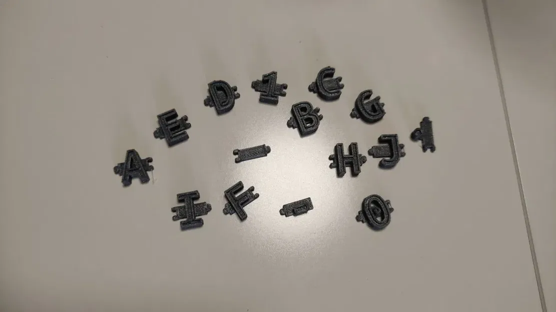 Bảng chữ cái và số hoàn chỉnh có thể điều chỉnh - Image 7