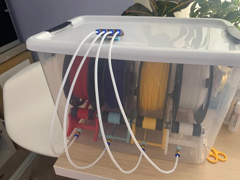 Hộp khô cho 4 cuộn filament 1KG tự chế - Image 13