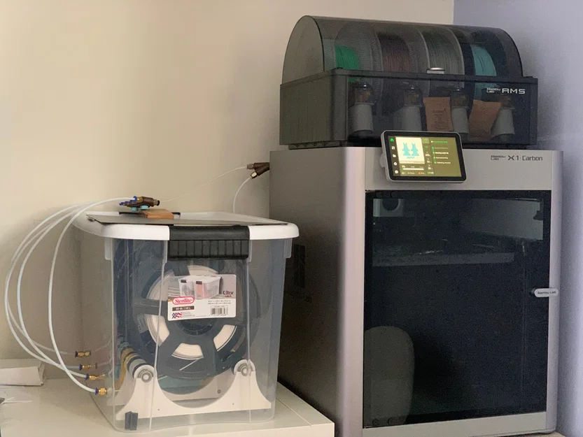 Hộp khô cho 4 cuộn filament 1KG tự chế - Image 22