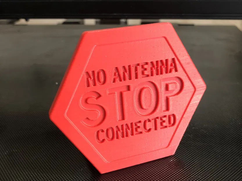 Biển báo không kết nối ăng-ten cho radio - Image 1