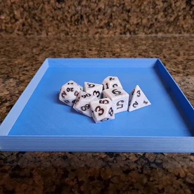 Bộ xúc xắc D&D và khay xúc xắc 7 mặt