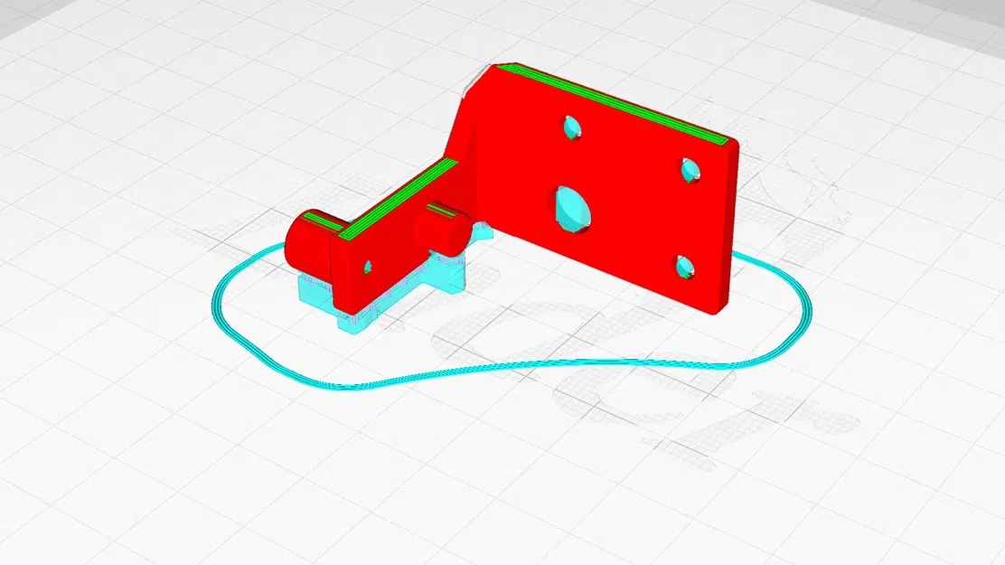 Giá đỡ đầu vào Bowden ngược cho máy in Creality Sprite - Image 3