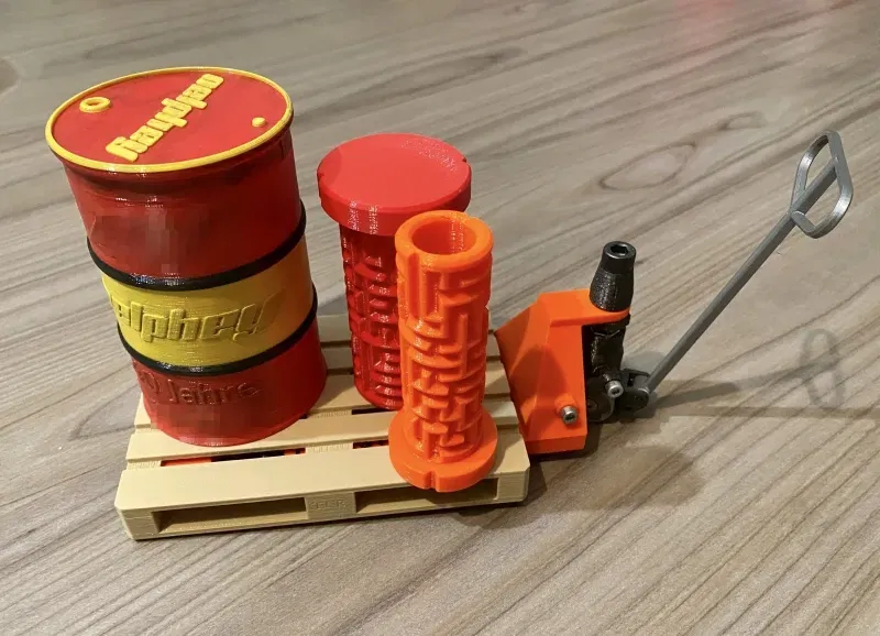 Thùng dầu làm mê cung/puzzle độc đáo cho quà tặng - Image 2