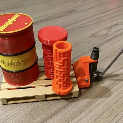 Thùng dầu làm mê cung/puzzle độc đáo cho quà tặng