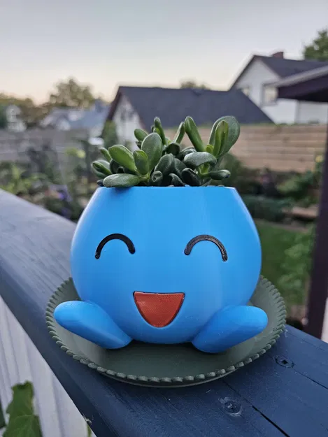 Chậu cây Oddish Pokemon tùy chỉnh in 3D - Image 2
