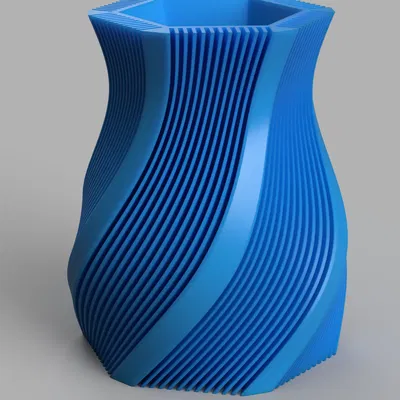 Bình hoa xoắn ốc trang trí nội thất hiện đại