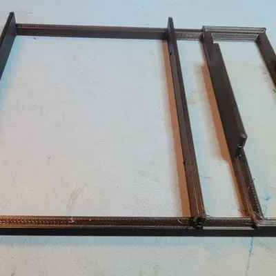 Giá đỡ cho máy phát Hermes Lite 2 và ampli Hard Rock 50