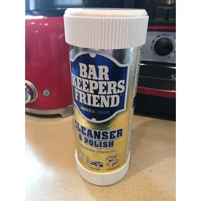 Nắp và đáy cho hộp Bar Keepers Friend 21 oz