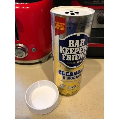Nắp và đáy cho hộp Bar Keepers Friend 21 oz