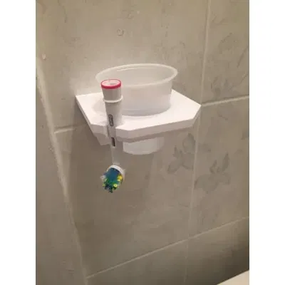 Giá đỡ bàn chải điện Oral-B và cốc treo tường