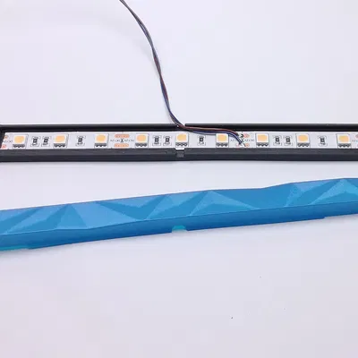 Vỏ đèn LED dải thấp poly xếp chồng 150mm