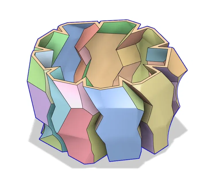 Chậu cây Low Poly chế độ in bình - Image 1