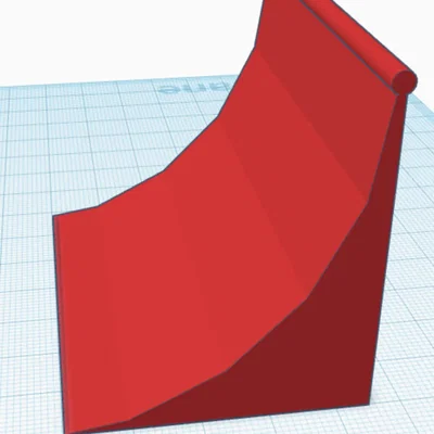 Ramp trượt với thanh grind dành cho Tech Deck