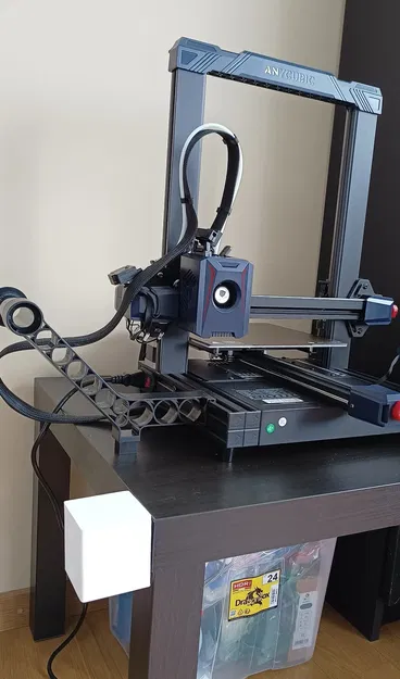 Thùng chứa filament spaghetti với nắp và dán Velcro - Image 2