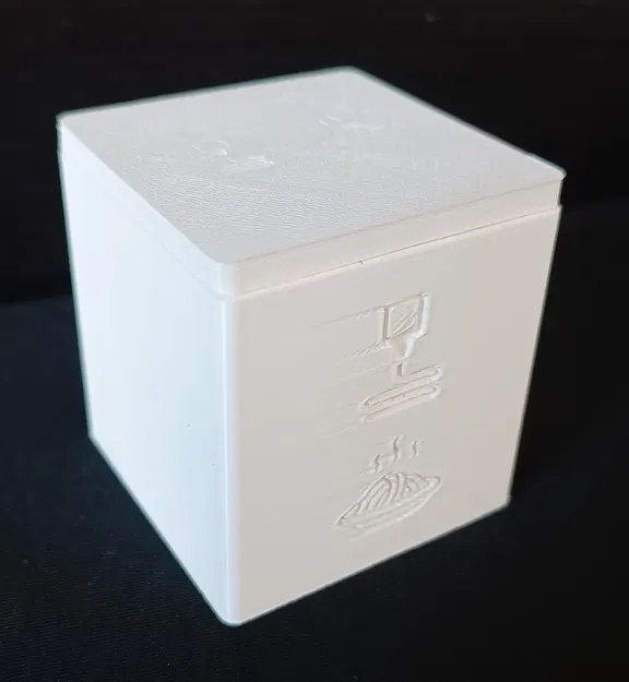 Thùng chứa filament spaghetti với nắp và dán Velcro - Image 3